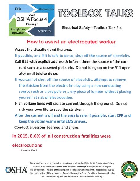 tool box meeting electrical safety|toolbox safety talks oldies but goodies.